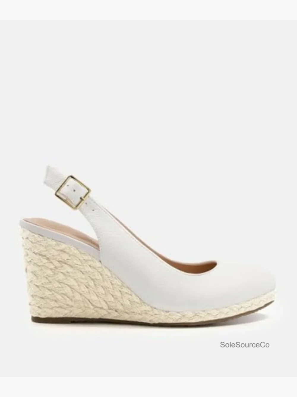 Platform Wedge Sandals Slingback Espadrilles Womens Heels Pumps